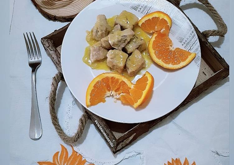 Bocconcini di maiale all'arancia 🍊