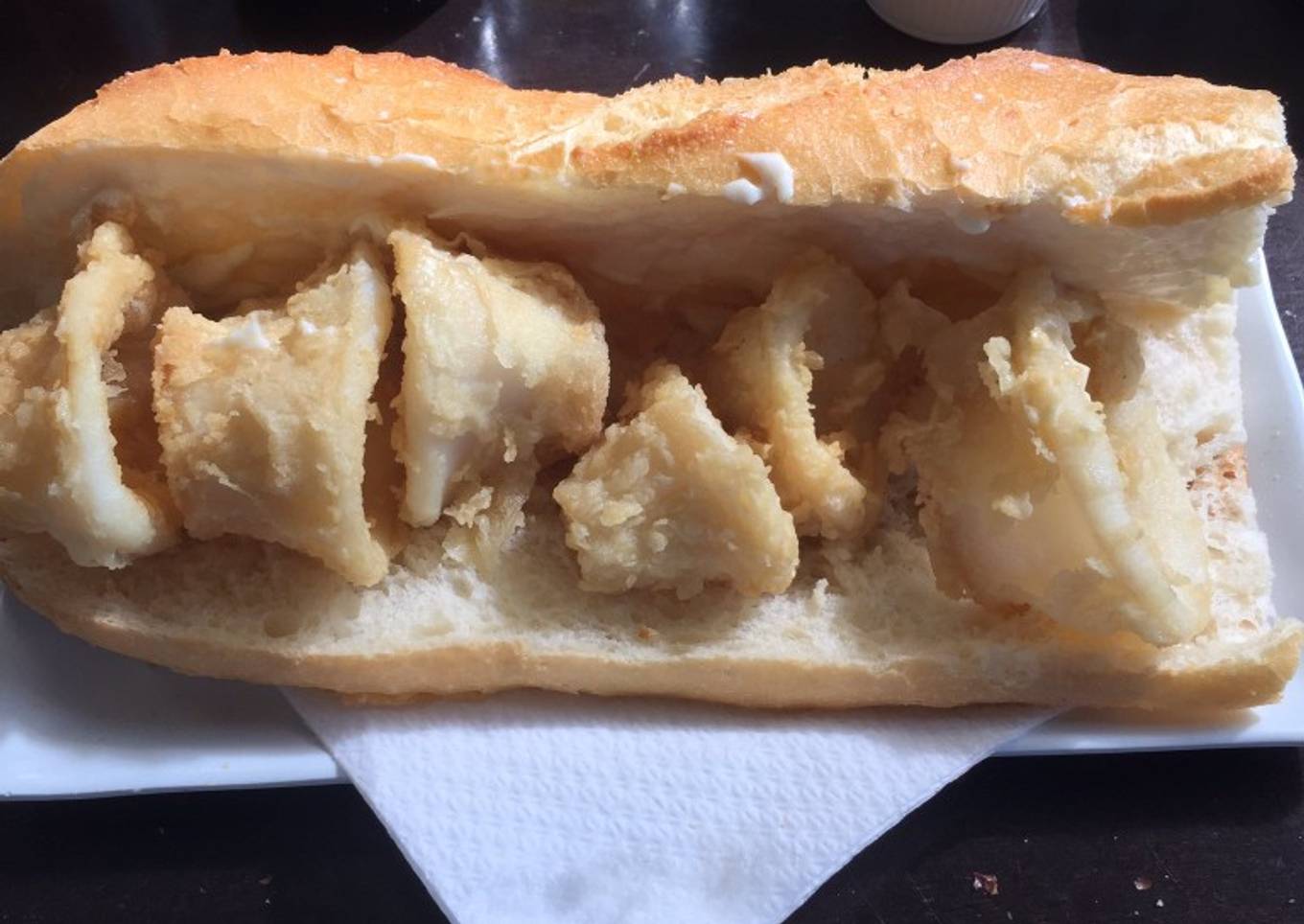 Bocadillo de calamares