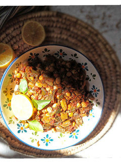 عکسی از دستور خوراک نخودفرنگی و لوبیا سبز