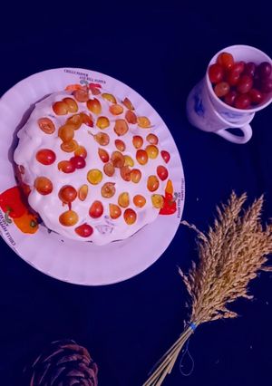 عکسی از دستور کیک انگور 🍇😋