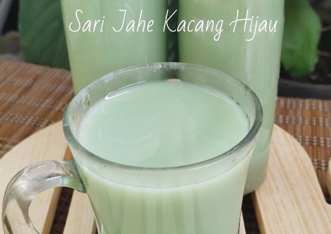 Cara Membuat Sari Jahe Kacang Hijau Gampang