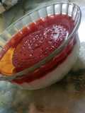 Jello with Mahalabia Pudding 😍