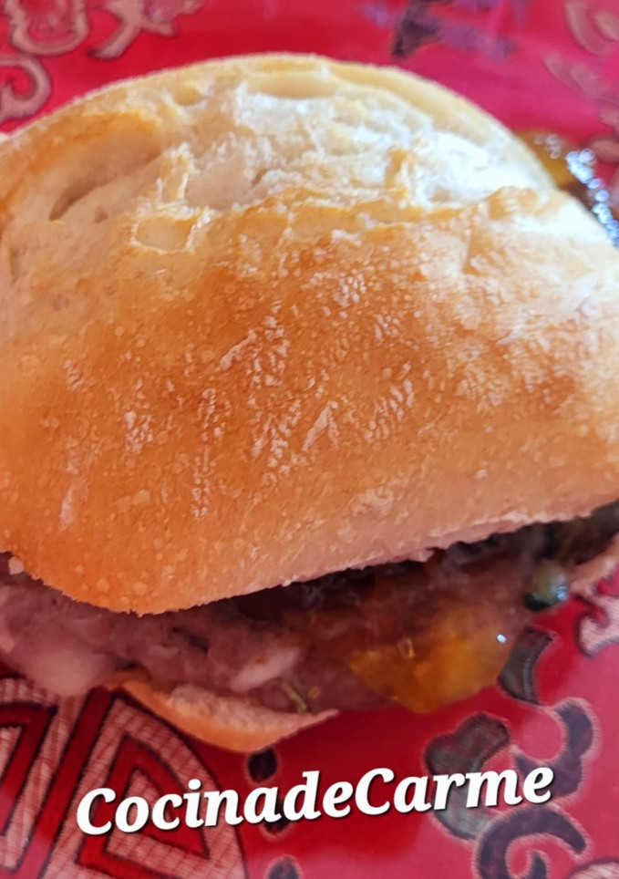 Una foto de Hamburguesa deliciosa