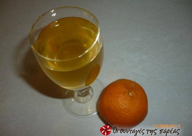 Quick tangerine liqueur