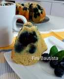 Bizcocho de arándanos saludable (sin gluten)