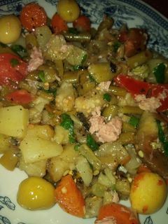 صورة لوصفة سلطة الخضر