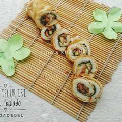 รูปของ Sushi telur isi tuna balado