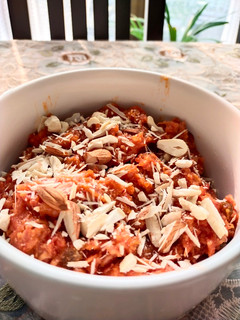 A picture of Gajar ka halwa.