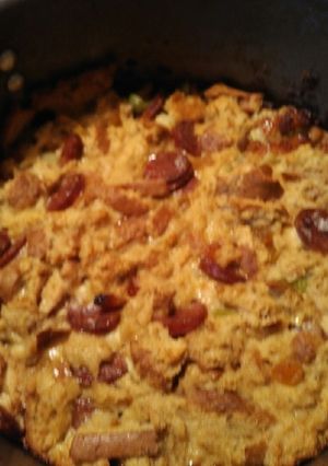 A picture of Dressing of Rye and Sausage.