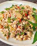 Nấm đậu xào khế xanh