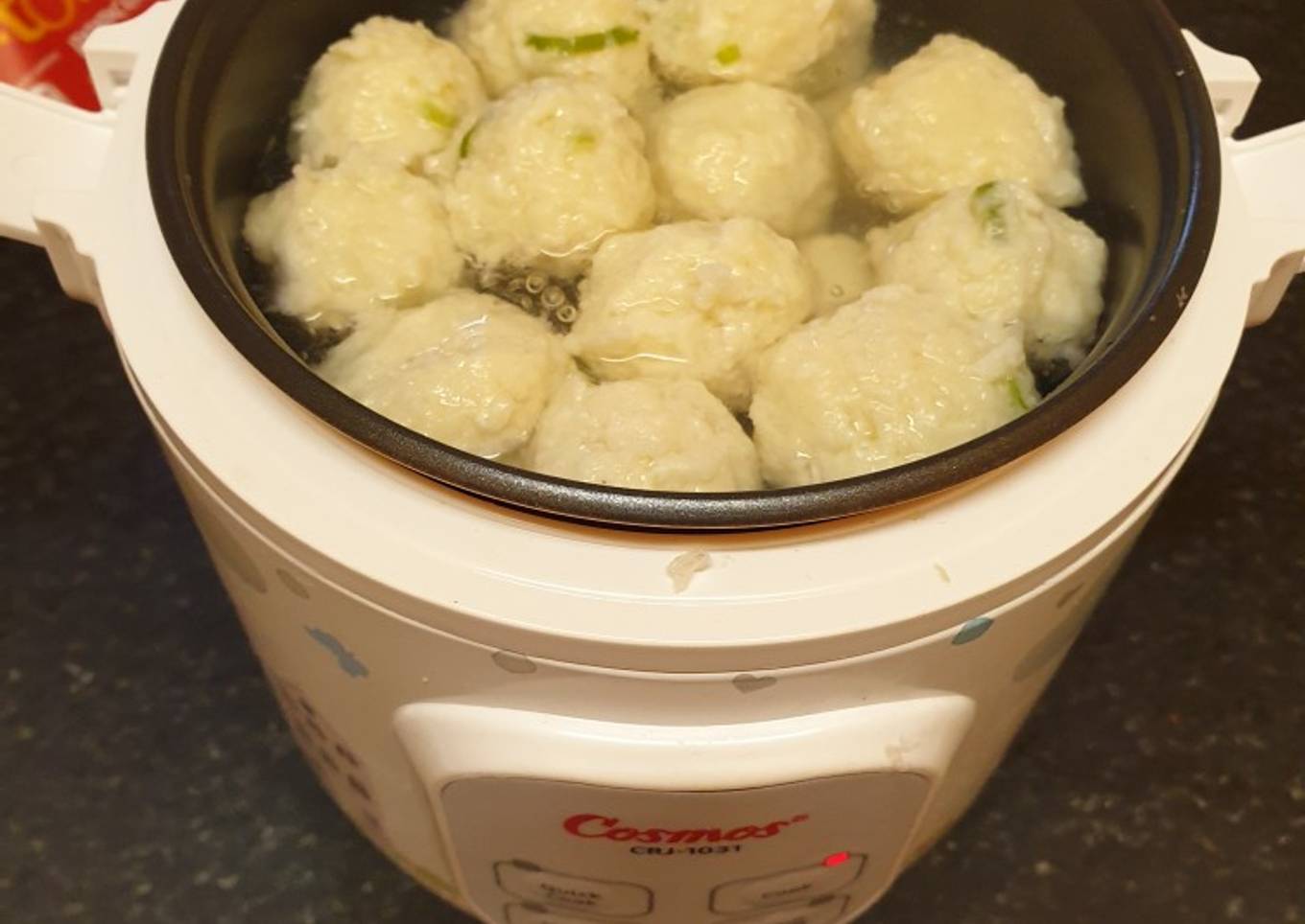 Bakso Ayam MPASI Rice Cooker tanpa Blender/FoodProcessor-UK Life
