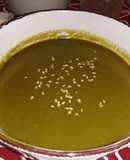Salteado con Tofu y sopa de verduras