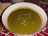 Salteado con Tofu y sopa de verduras
