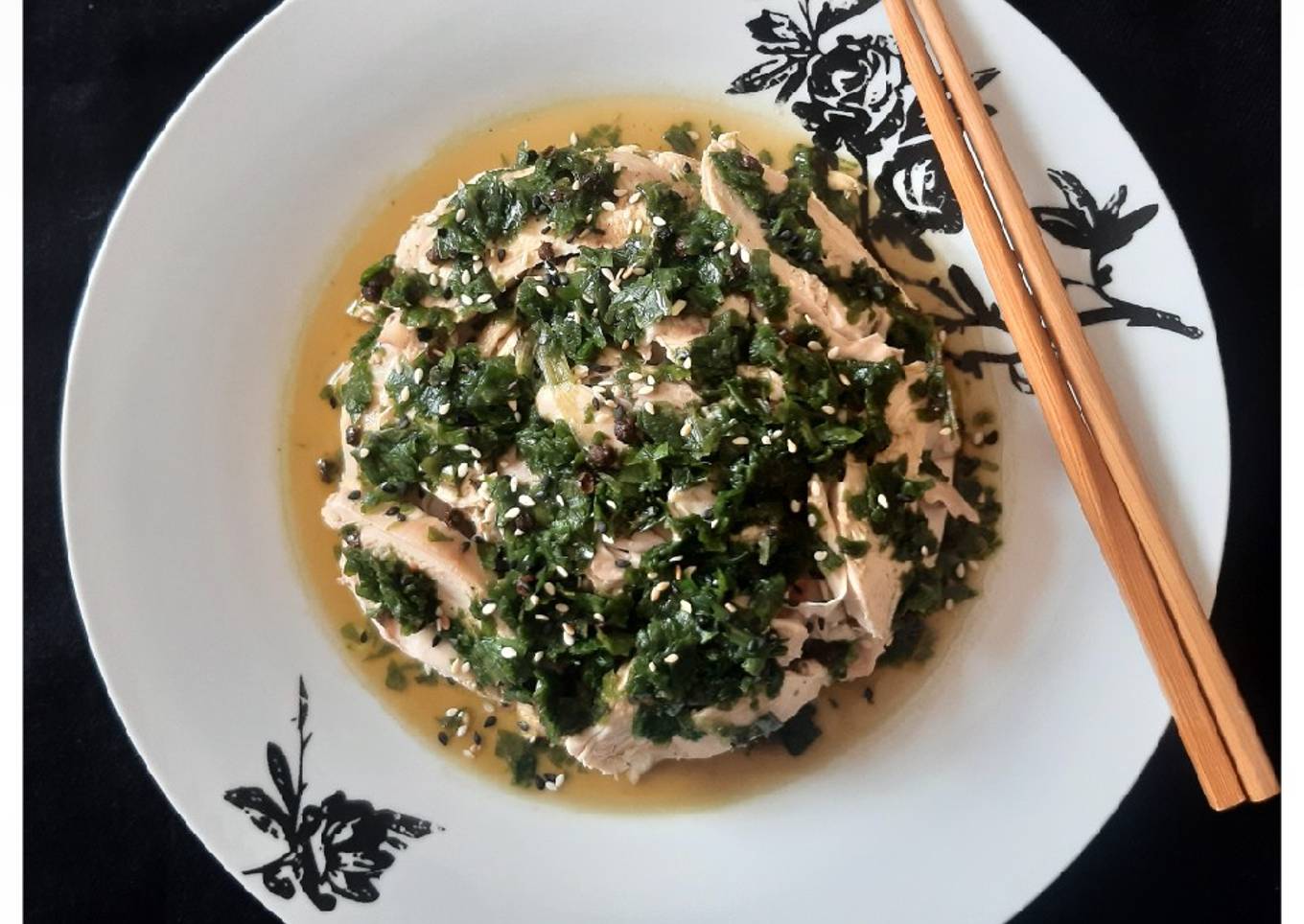 Green onion & Schezwan pepper Chicken (Healthy Chicken option)