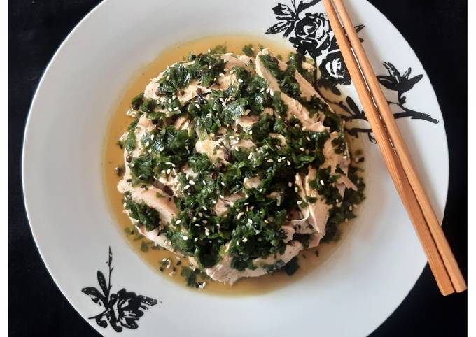 Green onion &amp;amp; Schezwan pepper Chicken (Healthy Chicken option) Recipe