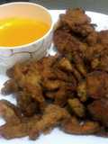 Fried Oyster Mushroom With Orange Sauce