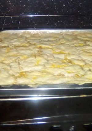 Una foto de Pastel de raya blanca