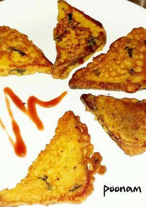 A picture of Tawa fry bread pakora.