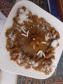 عکسی از دستور حلوای آرد برنج