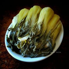 A picture of Homemade Bokchoy Pickle.