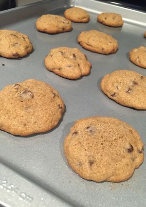 A picture of Whole Wheat Chocolate Chip Cookies.