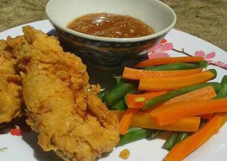 Chicken Steak with Brown Sauce