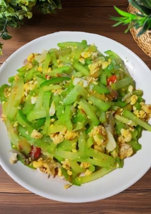 Foto resep Orak-arik telur labu siam