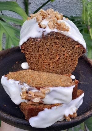 Una foto de Carrot cake
