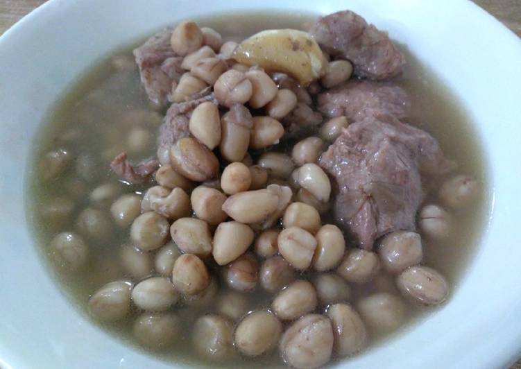 Recipe of Super Quick Homemade 花生焖排骨 Braised Pork Rib with Peanuts