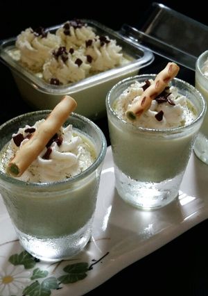 รูปของ Greentea Pannacotta