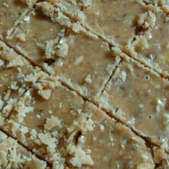 A picture of Dry fruits barfee.
