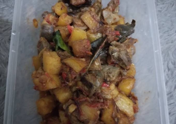 Sambel Goreng Kentang Ati Ampela