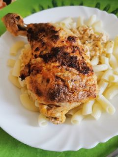 Tejfölben sült csirkecombok 🍗 recept fotója