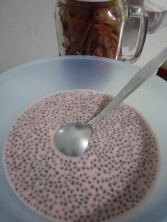 Foto resep Biji selasih kuah fiber creme wedang uwuh