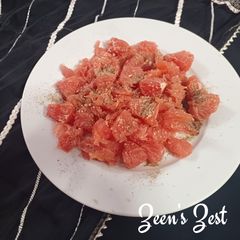 A picture of Twin Grapefruit Salad.