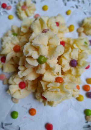 Foto resep Semprit susu 3 bahan