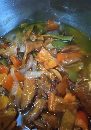 Una foto de Hongos en escabeche