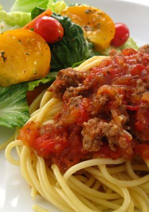 A picture of Kid-Friendly Meat Sauce for Pasta.