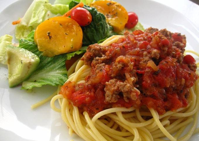 Kid-Friendly Meat Sauce for Pasta