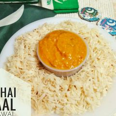 A picture of Okhai Daal Chawal.