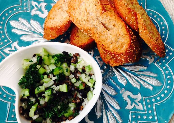 Recipe of Perfect Crostini with Olive Relish