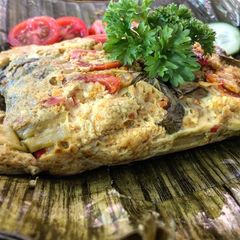 A picture of Pepes Ikan Cod - Steamed Cod.
