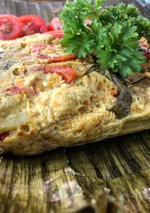 A picture of Pepes Ikan Cod - Steamed Cod.