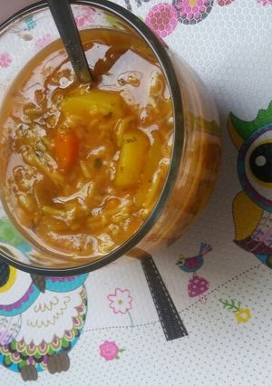 عکسی از دستور سوپ ورمیشل