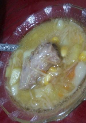 صورة لوصفة شوربة خضار من تحت دياتي