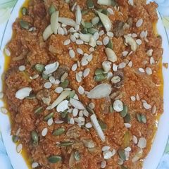 Gajar halwa A picture of Gajar halwa.