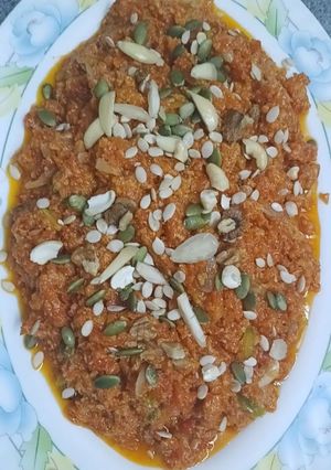 A picture of Gajar halwa.