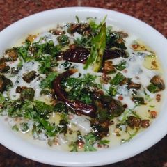 A picture of Bhindi Raita.