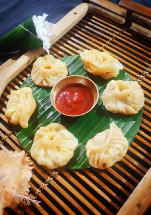 A picture of Vegetable momos.