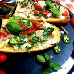 A picture of Bruschetta.